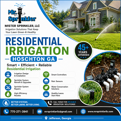 Residential Irrigation Hoschton GA