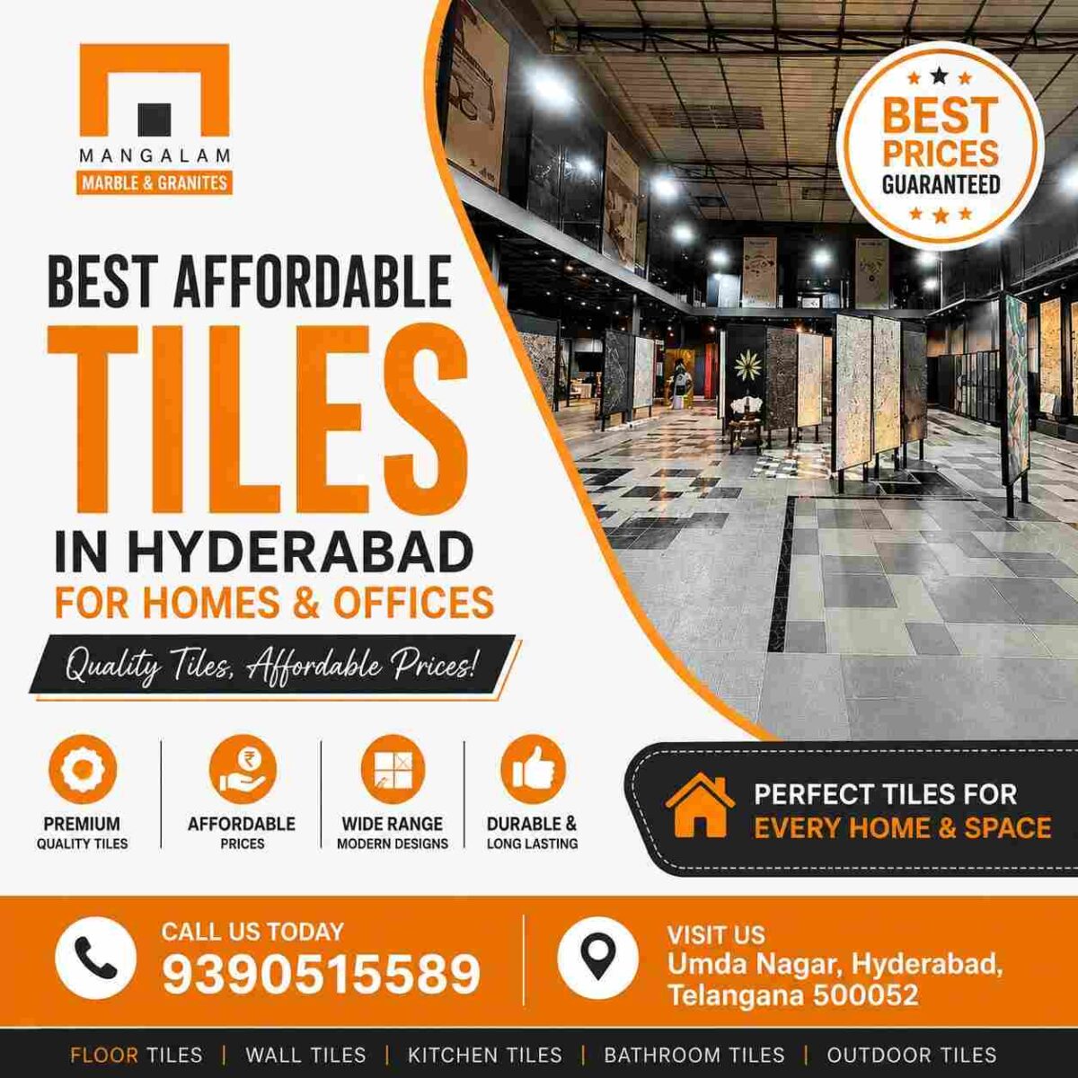 Best Affordable Tiles in Hyderabad for Homes & Offices