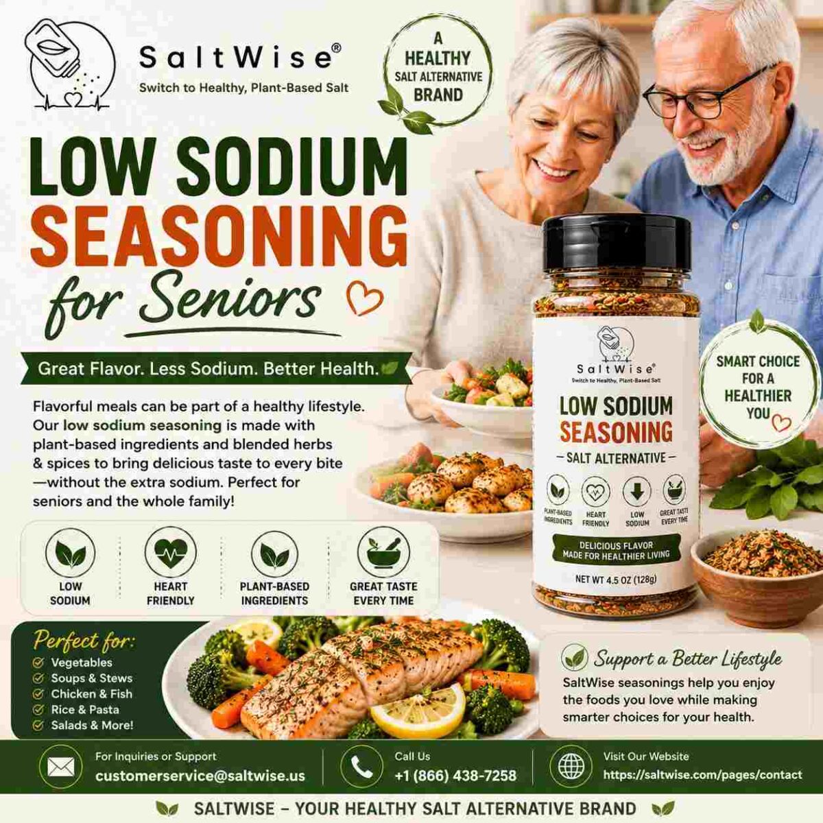 Low Sodium Seasoning for Seniors