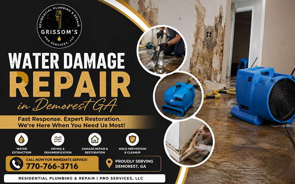 Water Damage Repair in Demorest GA
