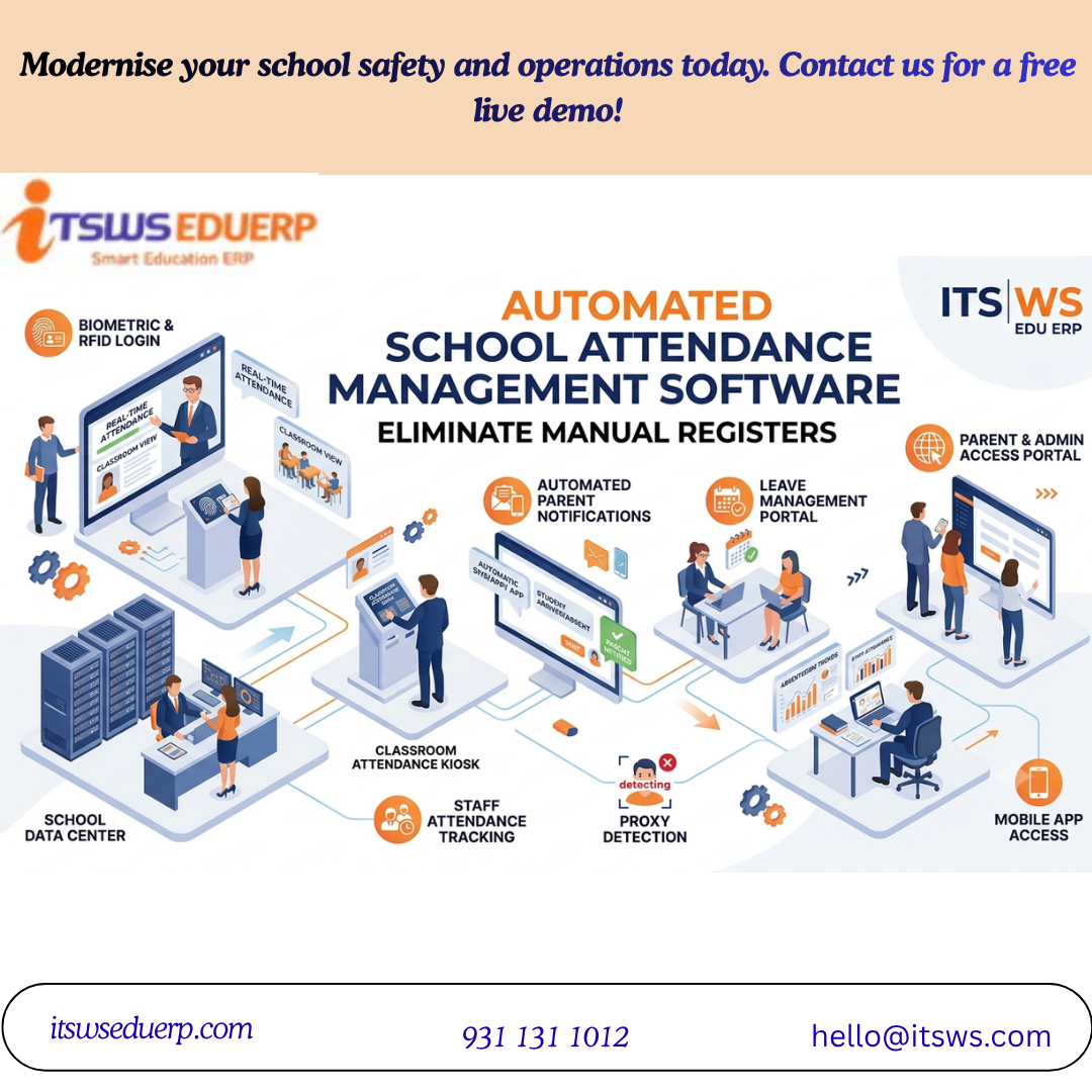 Automated School Attendance Management Software - Eliminate Manual Registers