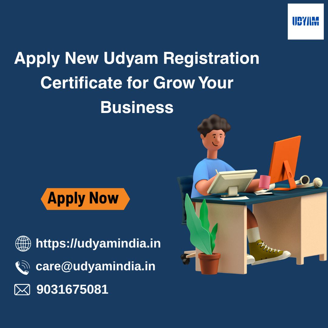 Apply New Udyam Registration Certificate for Grow Your Business