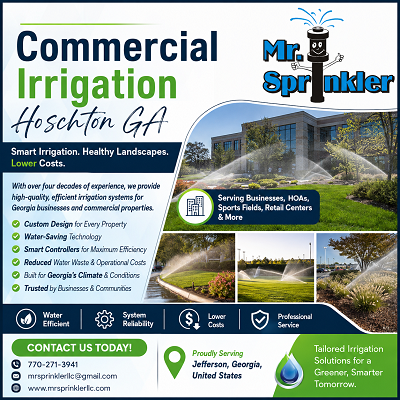 Commercial Irrigation Hoschton GA