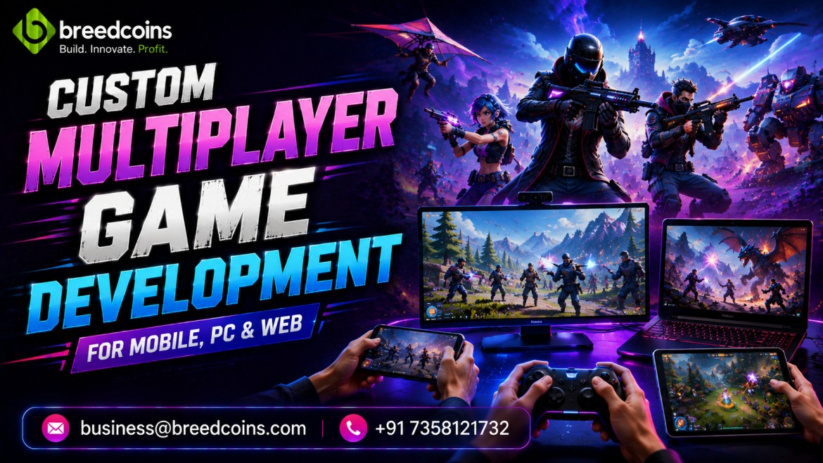 Custom Multiplayer Game Development for Mobile, PC & Web, Breedcoins