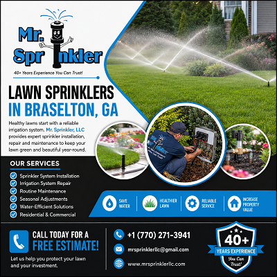 Lawn Sprinklers in Braselton, GA