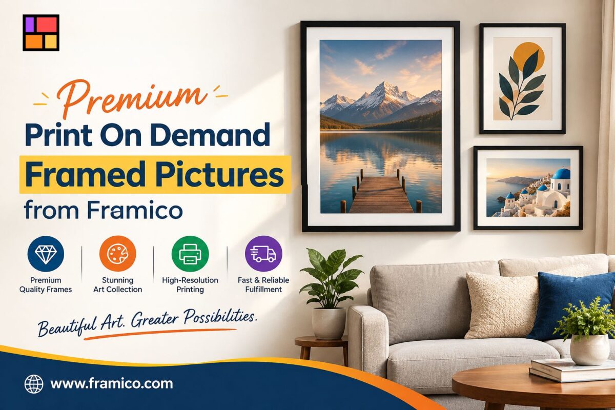 Discover Premium Print On Demand Framed Pictures from Framico