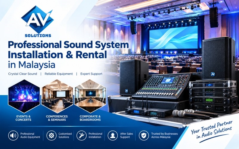Sound System Installation in Malaysia