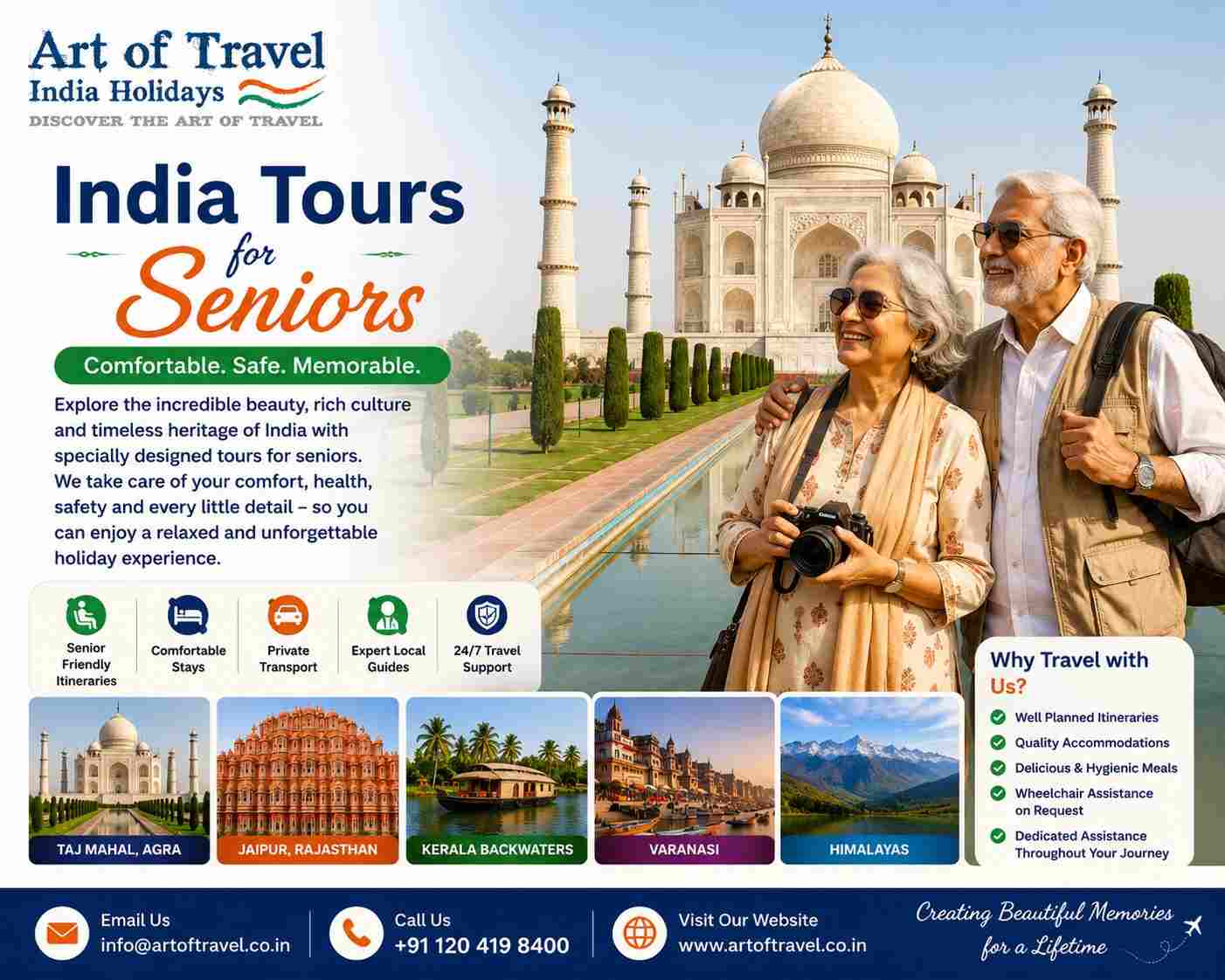 India Tours for Seniors
