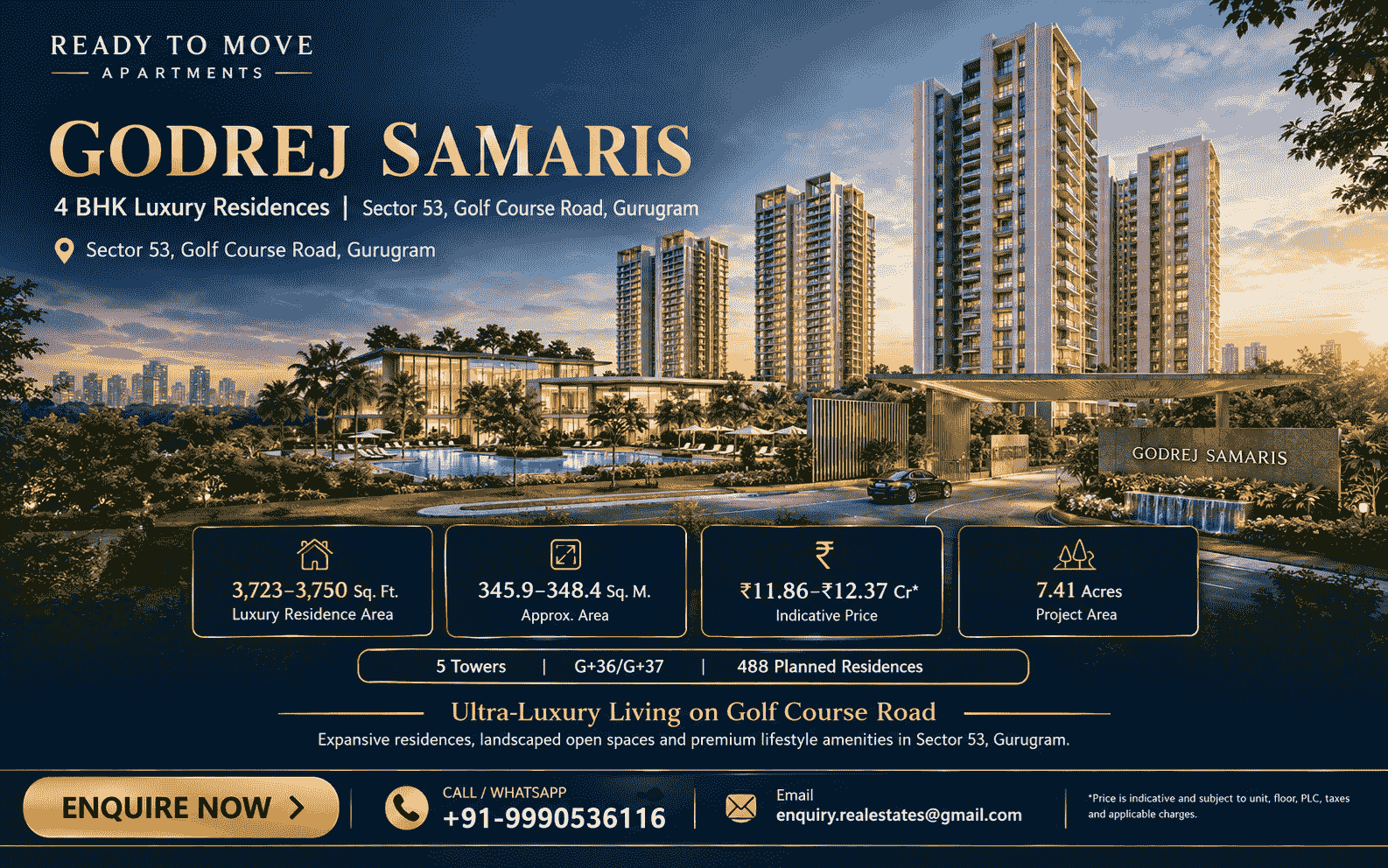 Godrej Samaris 4 BHK C4