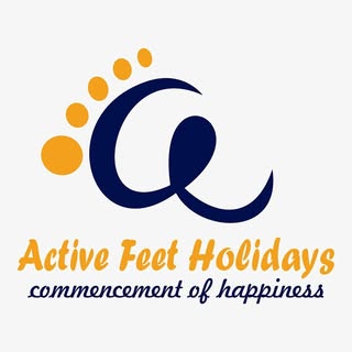 Active feet holiday logo
