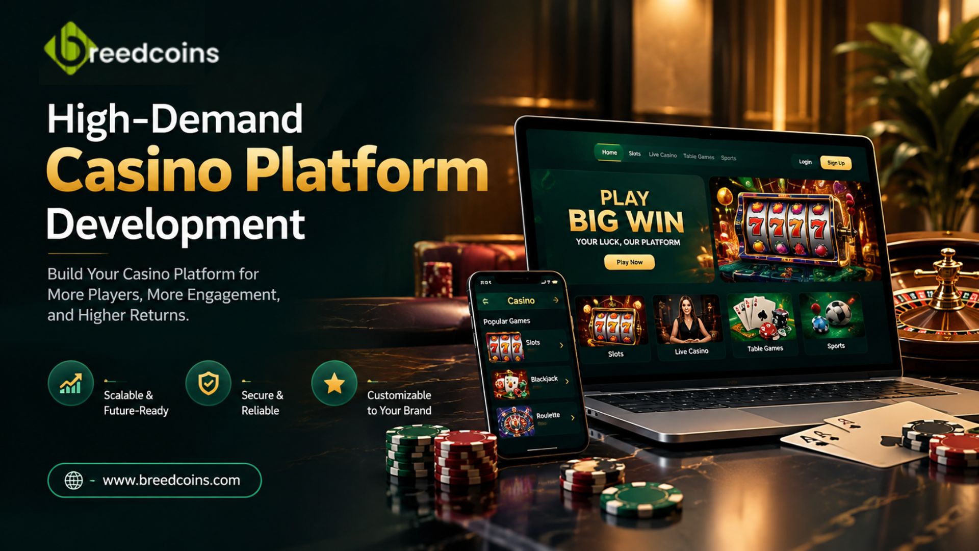 High-Demand Casino Platform Development Breedcoins