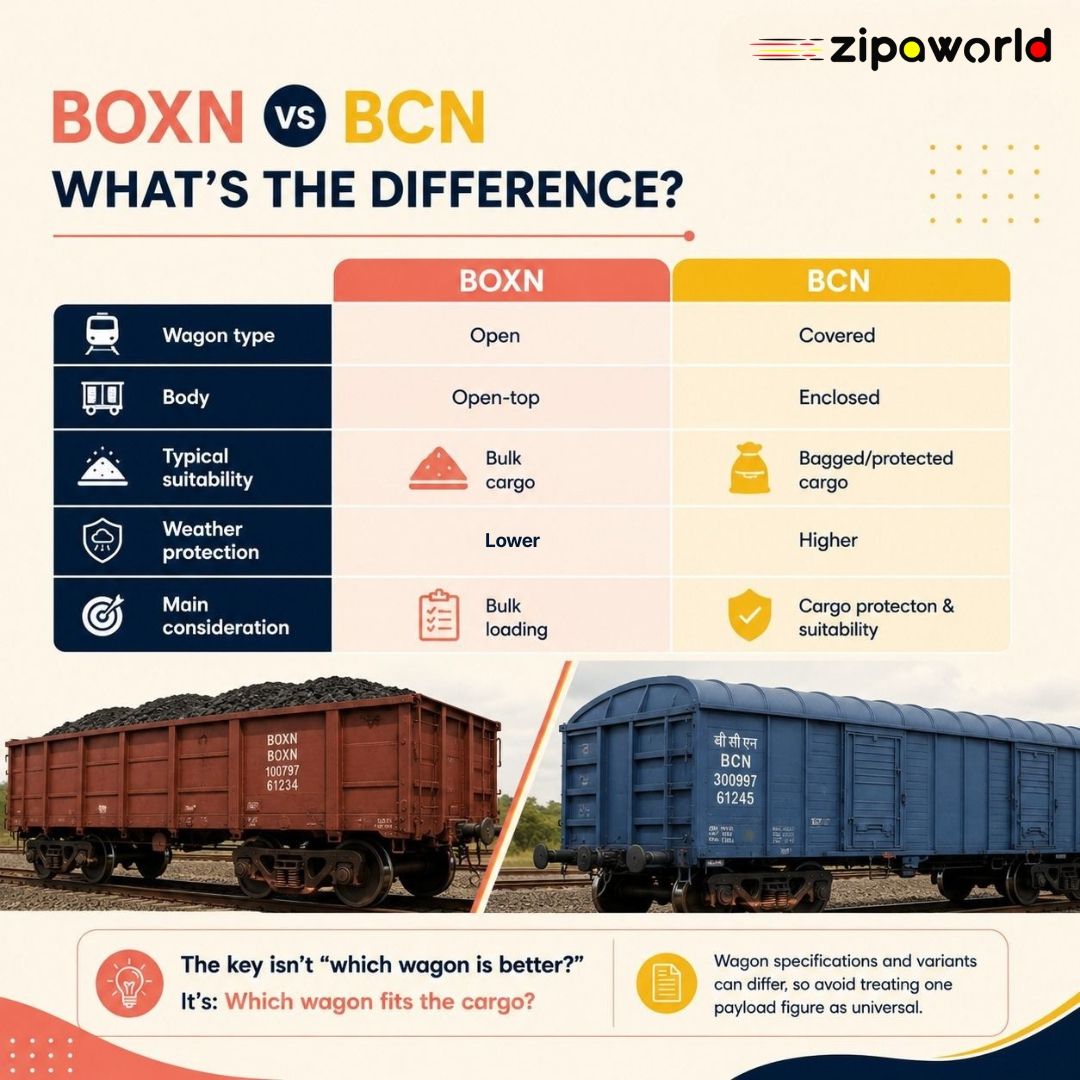 BOXN vs BCN Understanding the Right Railway Wagon for Your Cargo