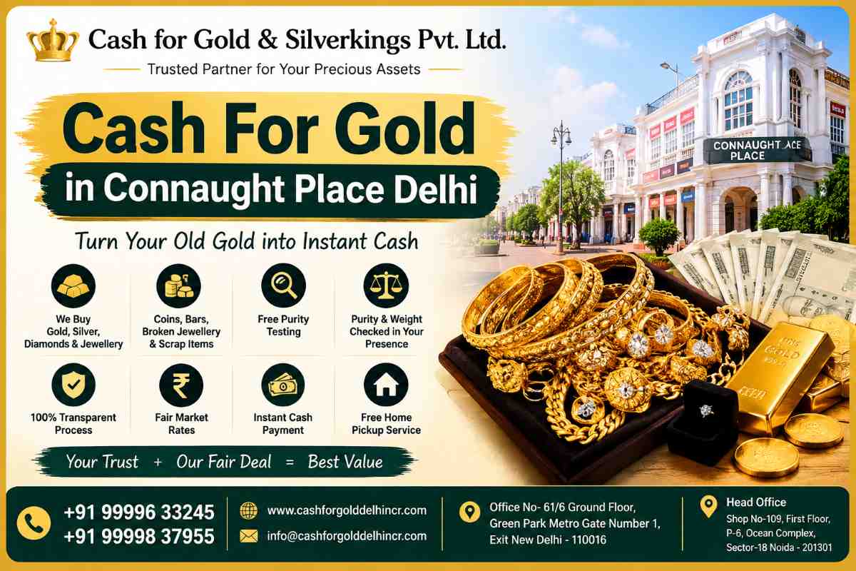 Cash For Gold in Connaught Place Delhi