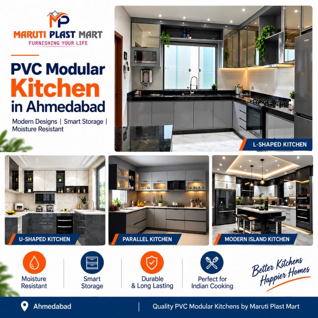 PVC Modular Kitchen