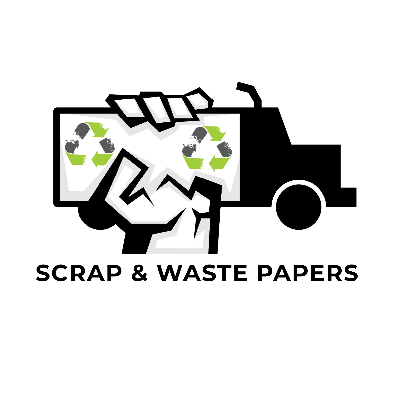 scrap and waste paper logo