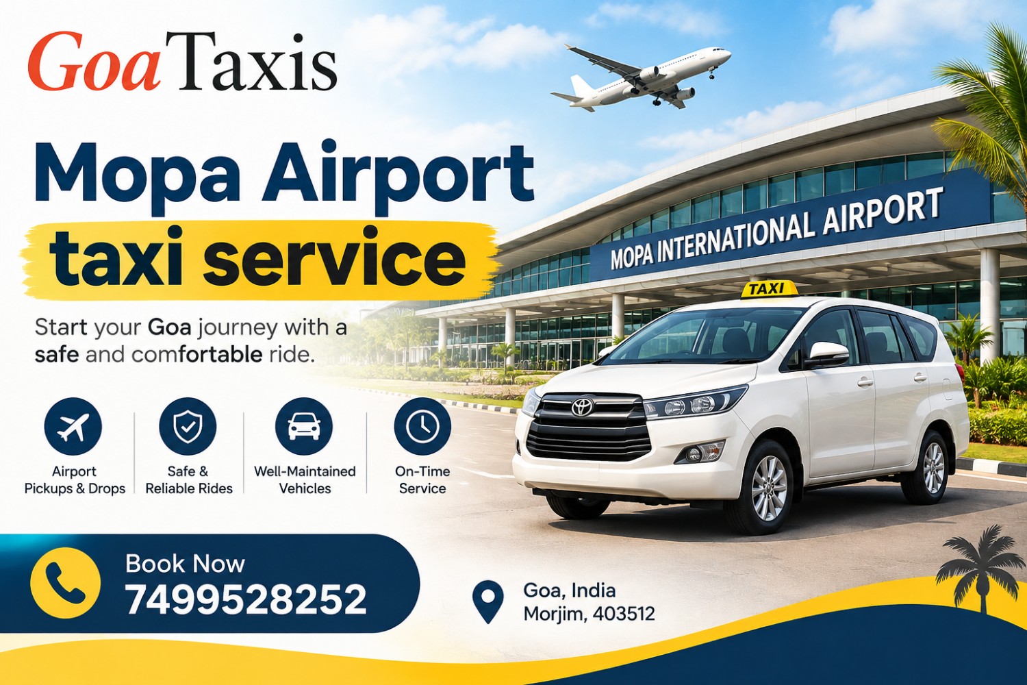 Mopa Airport Taxi Service for Comfortable Airport Rides