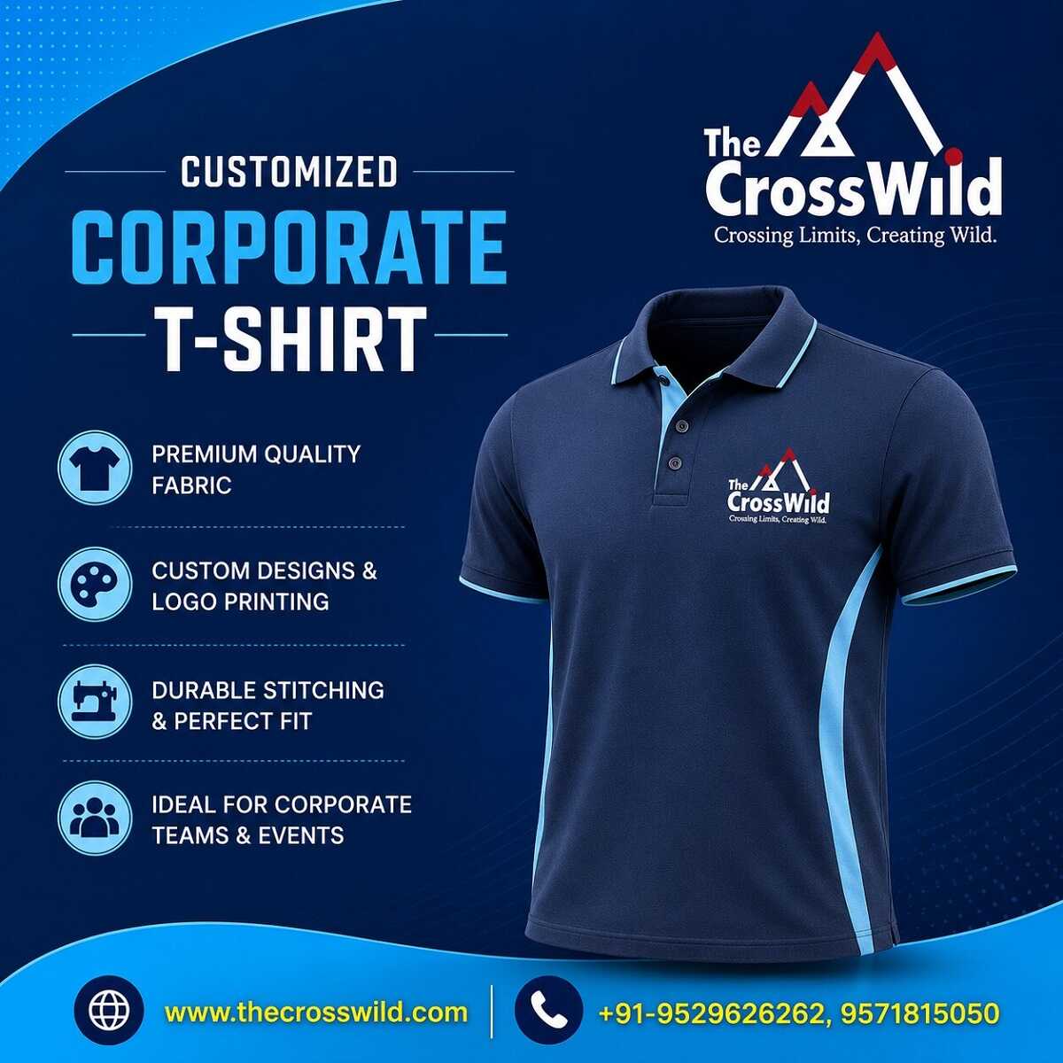 Customized Corporate T-shirts for Teams, Events & Businesses