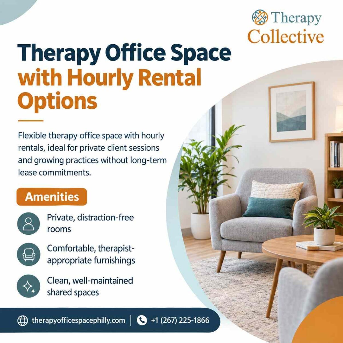 Therapy Office Space with Hourly Rental Options-100kb