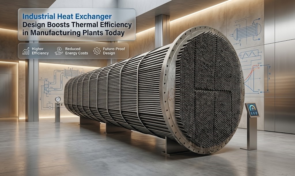 Industrial Heat Exchanger Design Boosts Thermal Efficiency in Manufacturing Plants Today