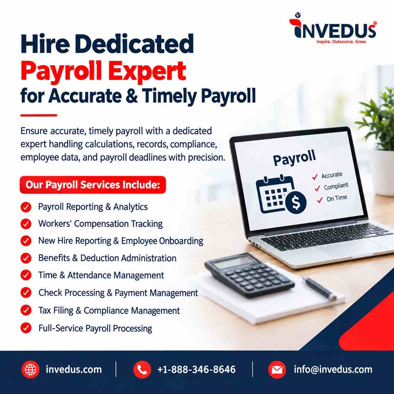 Hire Dedicated Payroll Expert for Accurate  Timely Payroll-100kb