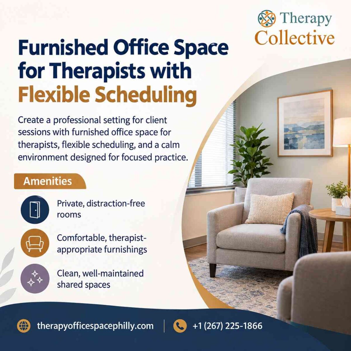 Furnished Office Space for Therapists with Flexible Scheduling-100kb
