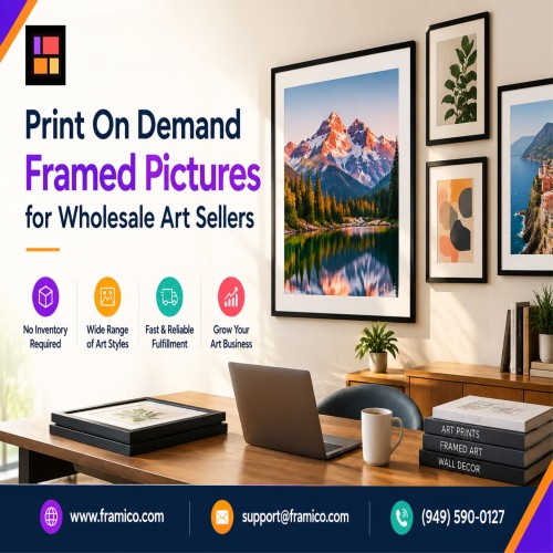Print On Demand Framed Pictures for Wholesale Art Sellers (1)