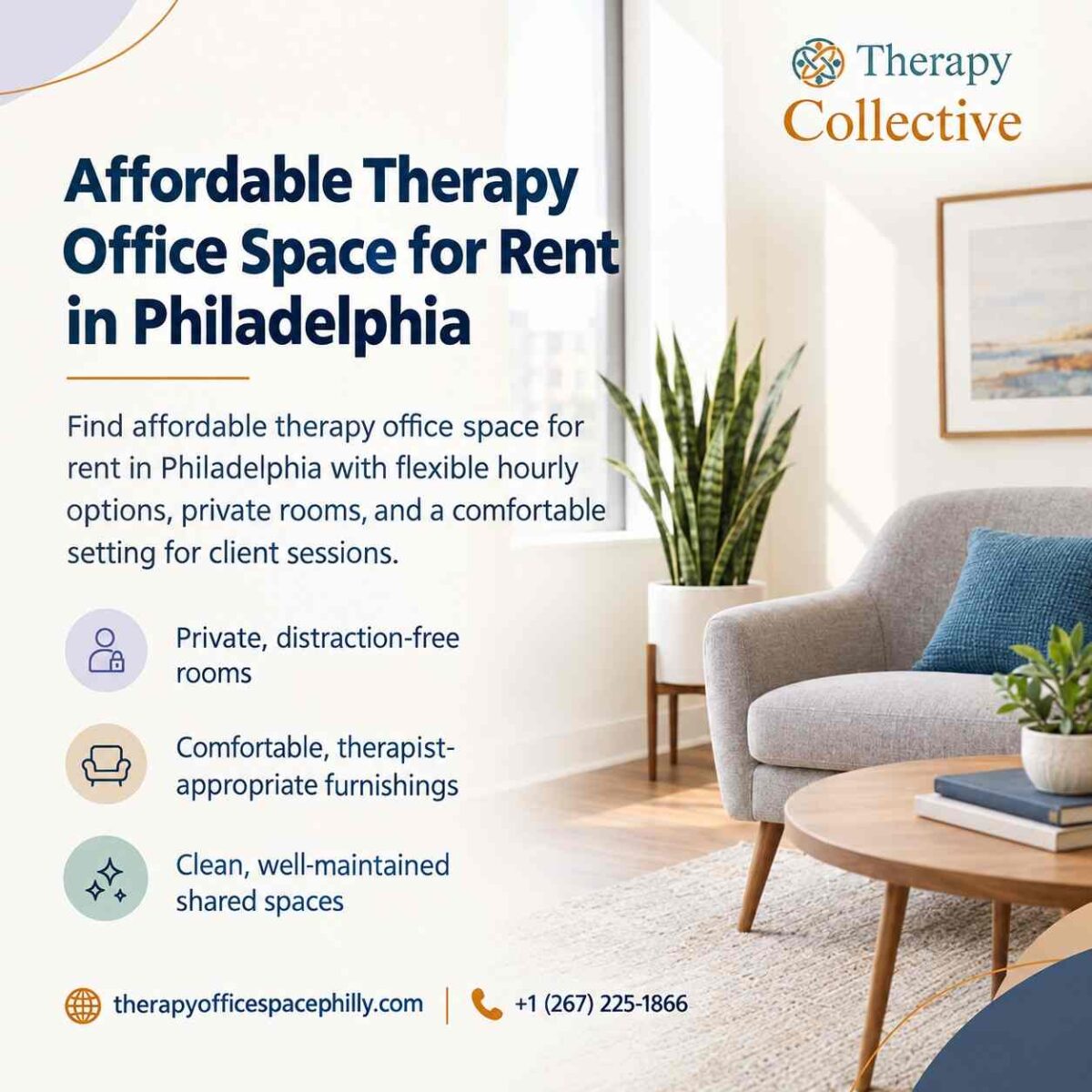 Affordable Therapy Office Space for Rent in Philadelphia-100kb