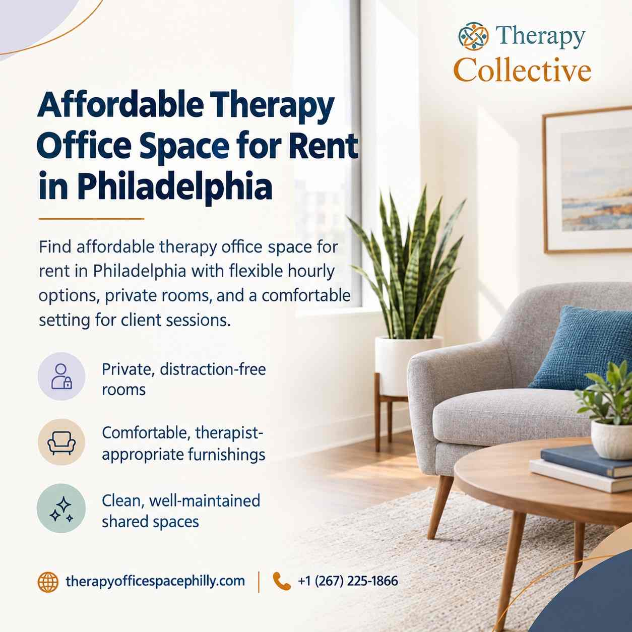 Affordable Therapy Office Space for Rent in Philadelphia-100kb