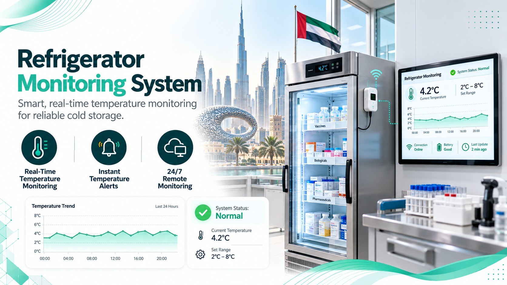 Refrigerator Monitoring System in UAE-300kb