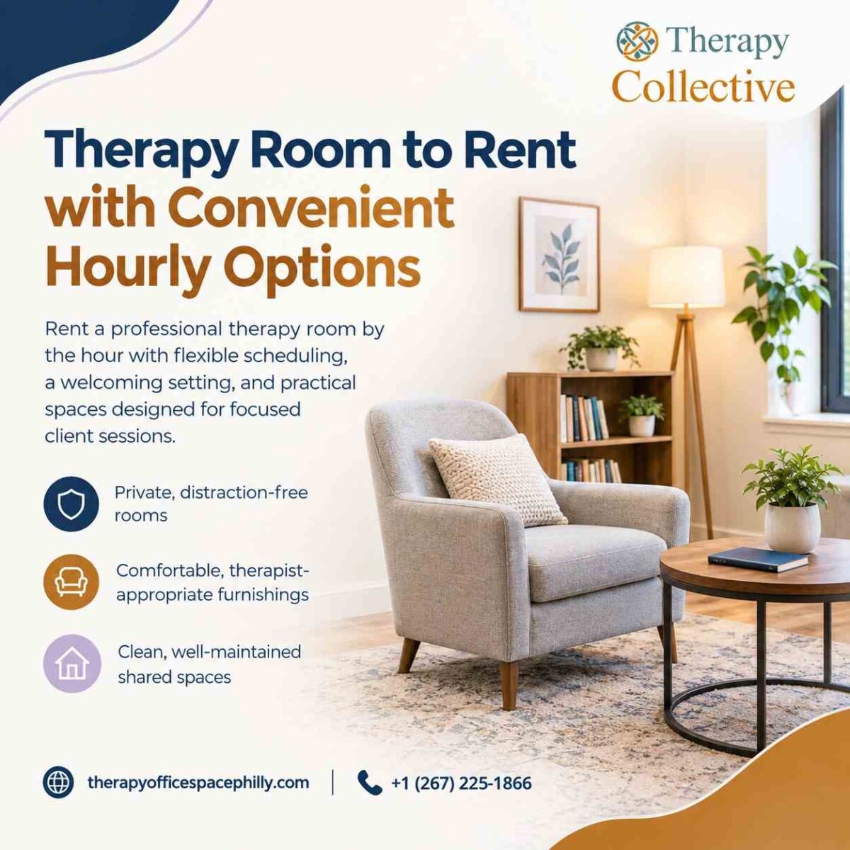 Therapy Room to Rent with Convenient Hourly Options-100kb
