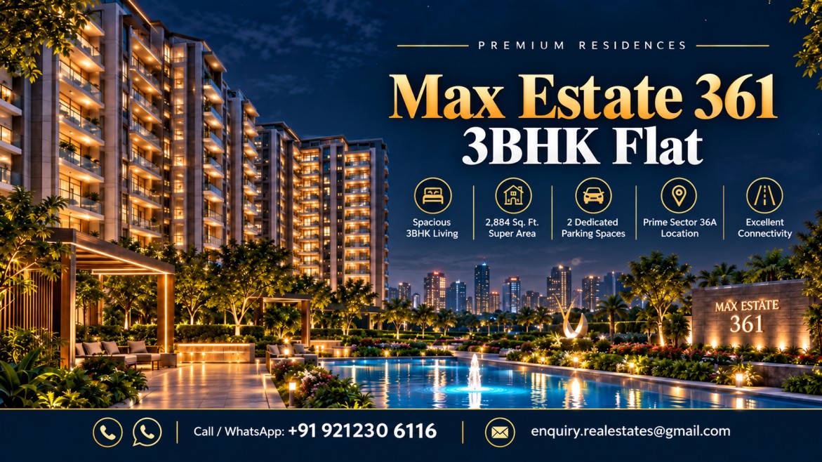 Max Estate 361 3BHK Flat (5)