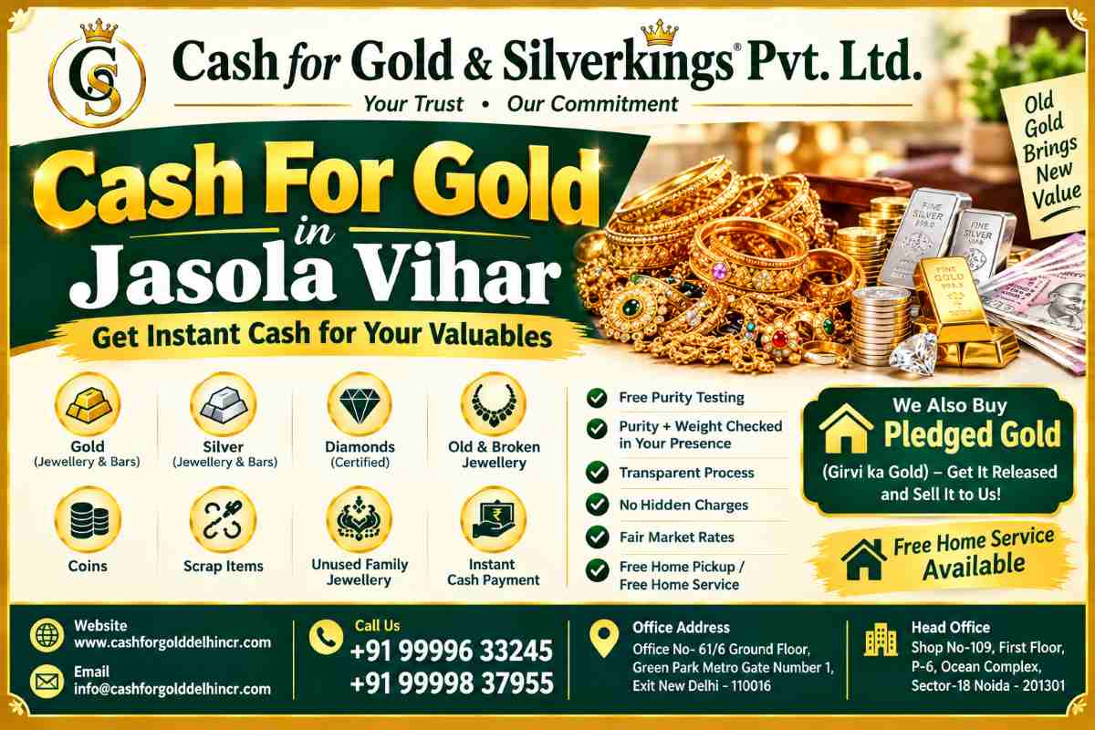 Cash For Gold in Jasola Vihar