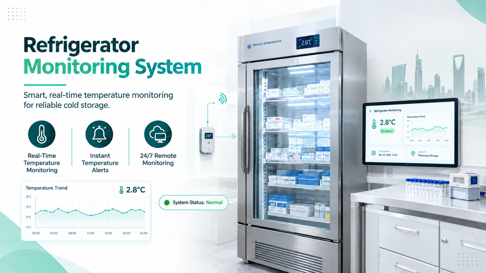Refrigerator Monitoring System in Saudi Arabia-300kb