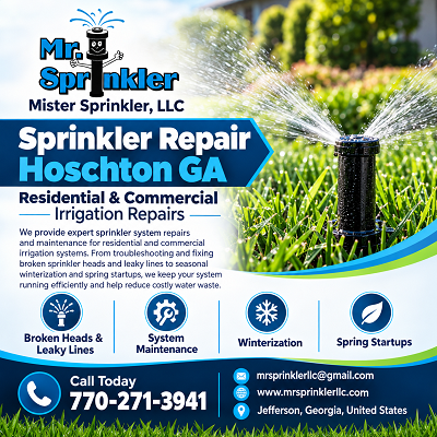Sprinkler Repair Hoschton GA