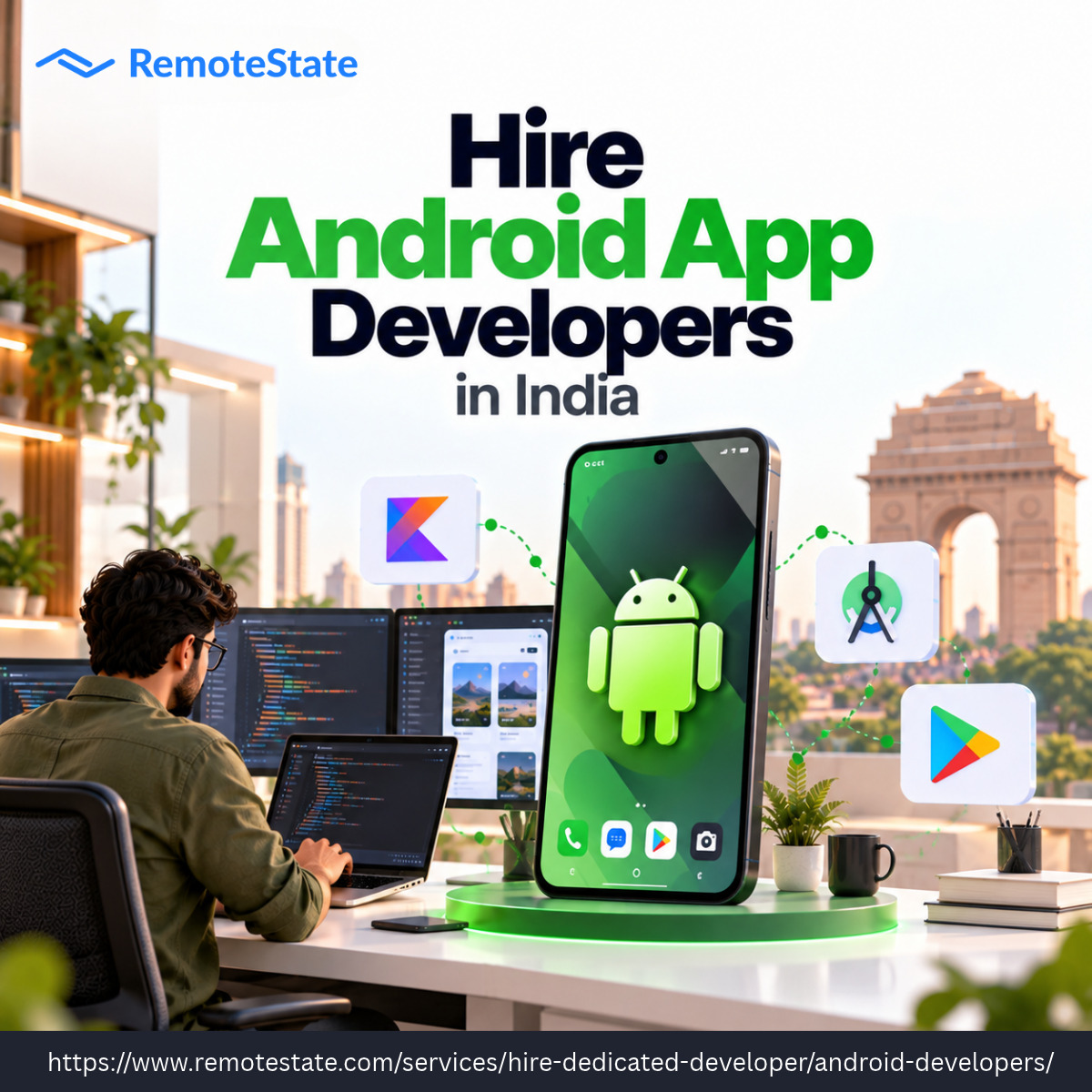 Hire Android app developers in India
