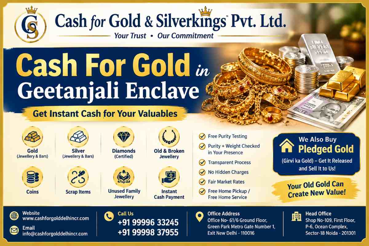 Cash For Gold in Geetanjali Enclave