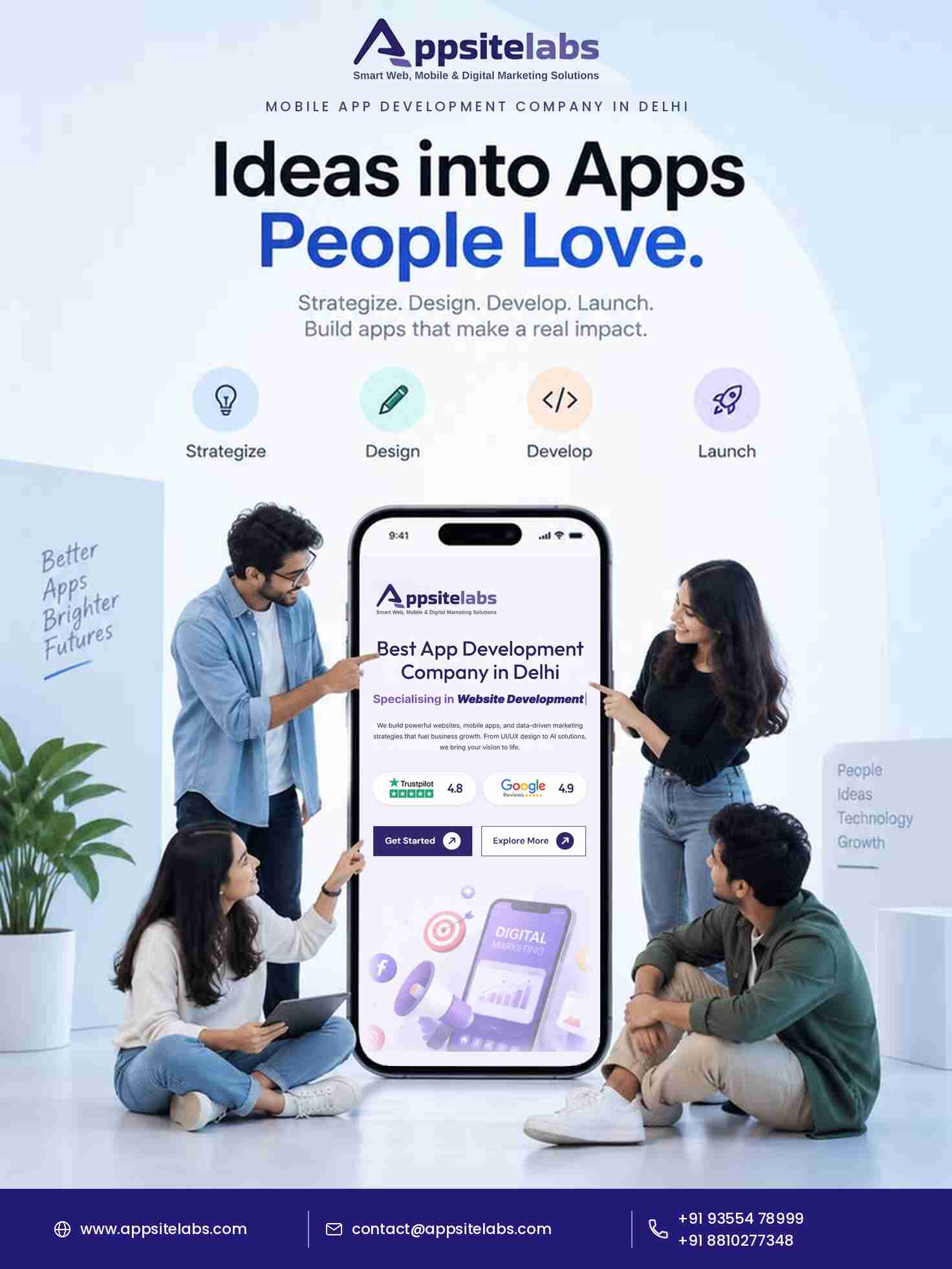 appsitelabs_mobile_app_delhi_poster_screen