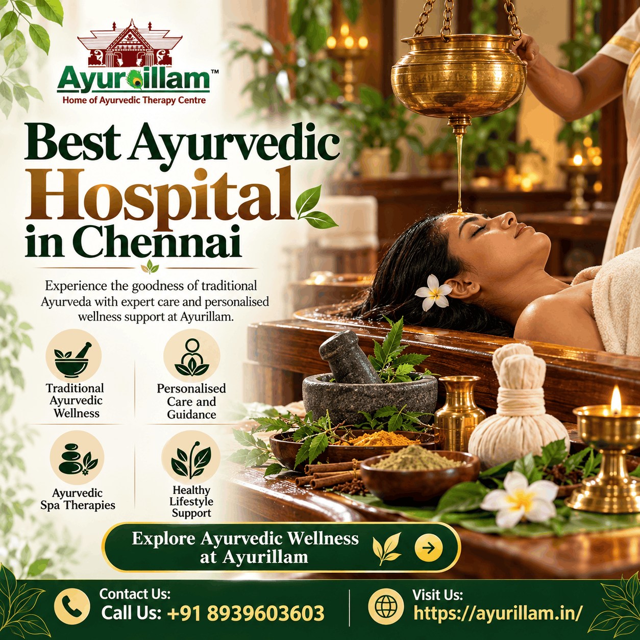 Ayurillam Ayurvedic Wellness Poster